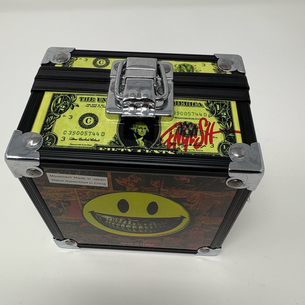 Flud x Ron English Watch (British edition) with Box vintage never been worn new - Picture 14 of 15